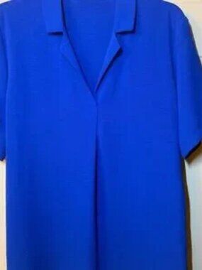 BLUE Dressy Women’s Shirt